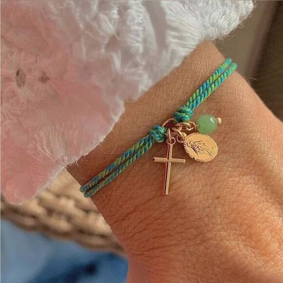 Virgin Mary bracelet Q269 - Picture 2 of 5